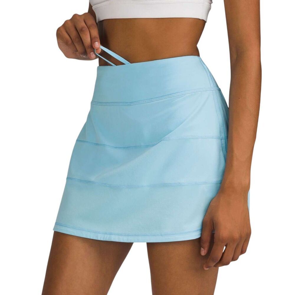 Lululemon Pace Rival Mid-Rise Skirt *Long Blue Chill
